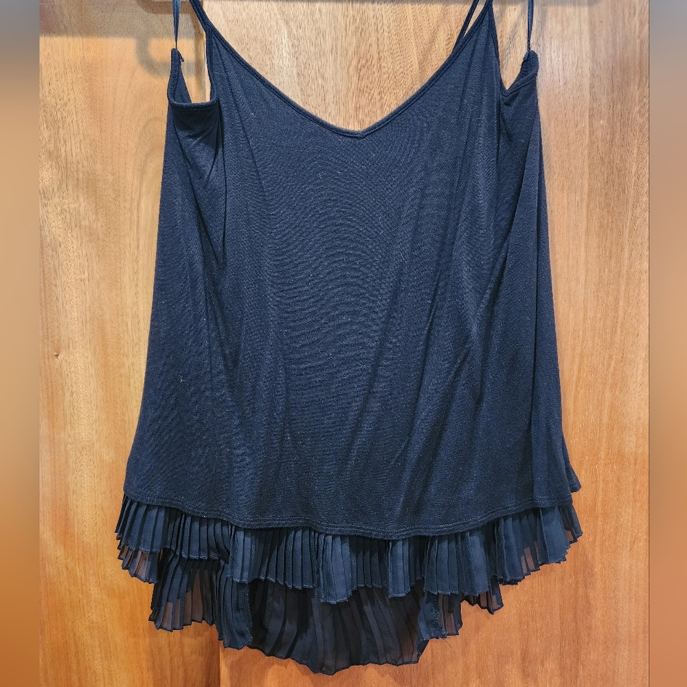 Solid Black Spaghetti Strap Top - image 4